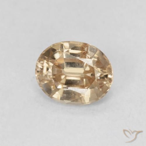 0.98ct Natural Ouro Zircão, oval, VS