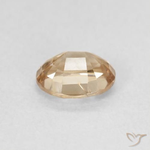 Zircão Ouro Natural 0.98ct, oval, VS