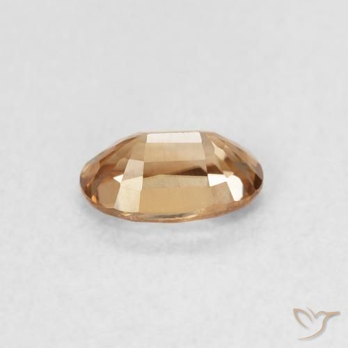 Zircão ouro médio Natural 0.75ct, oval, VVS