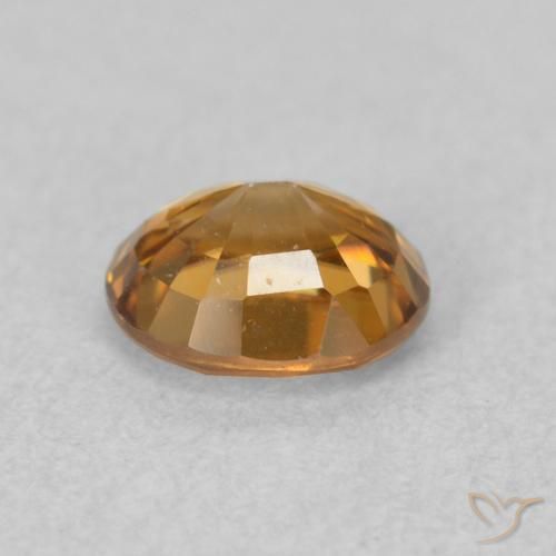 Zircão Marrom dourado Natural 1.01ct, oval, VVS