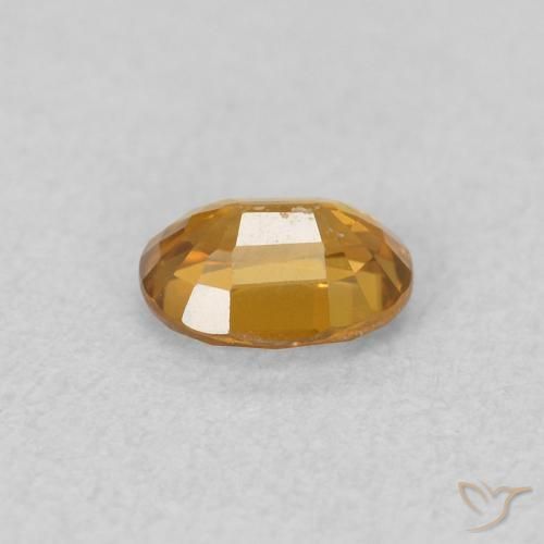Zircão Marrom dourado Natural 0.61ct, oval, VVS