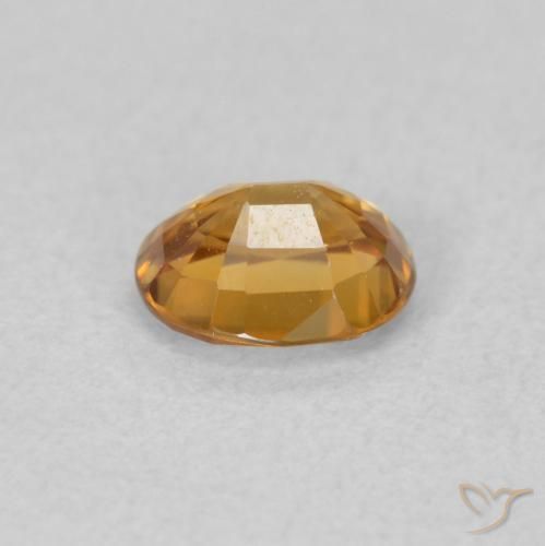 Zircão Marrom dourado Natural 0.96ct, oval, VVS