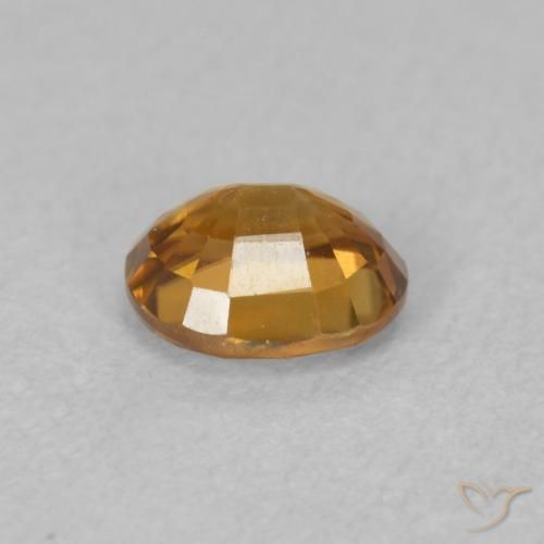 Zircão Laranja Médio Natural 1.02ct, oval, VVS