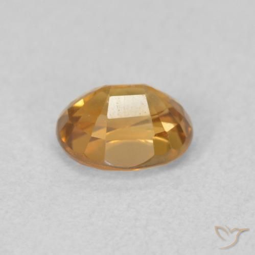 Zircão ouro médio Natural 1.16ct, oval, VVS