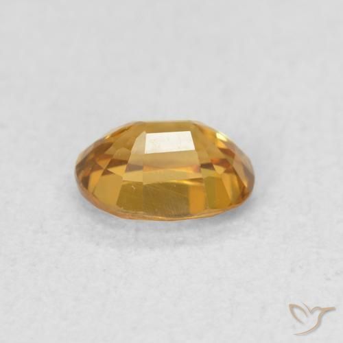 Zircão Ouro Natural 0.59ct, oval, VVS