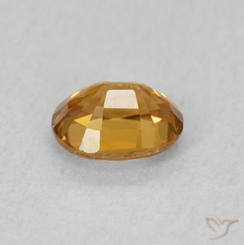 Zircão Marrom dourado Natural 0.66ct, oval, VVS-VS