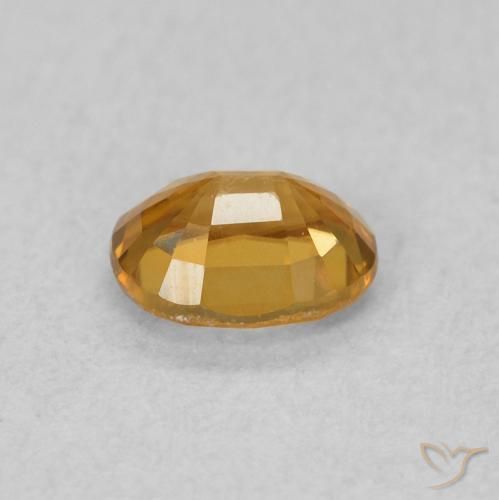 Zircão Marrom dourado Natural 0.63ct, oval, VVS