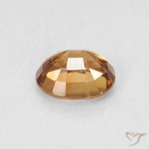 Zircão Laranja Médio Natural 0.96ct, oval, VVS