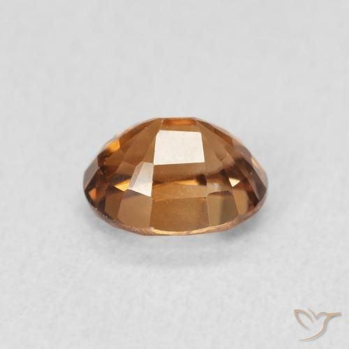 Zircão ferrugem laranja Natural 1.11ct, oval, VS