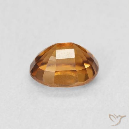 Zircão Laranja Médio Natural 1.02ct, oval, VVS-VS