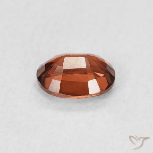 Zircão fogo laranja Natural 0.66ct, oval, VVS