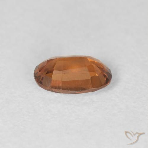 Zircão terra laranja Natural 0.69ct, oval, VVS