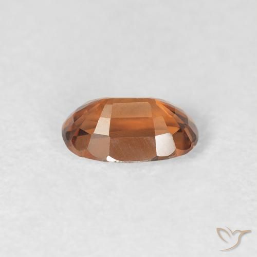 Zircão Laranja Profundo Natural 0.69ct, oval, VVS