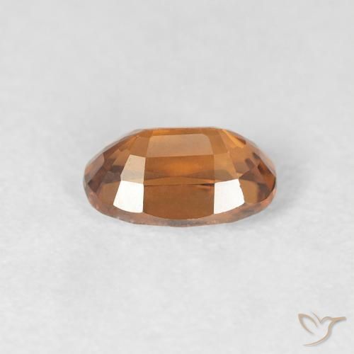 Zircão Laranja Médio Natural 0.86ct, oval, VVS