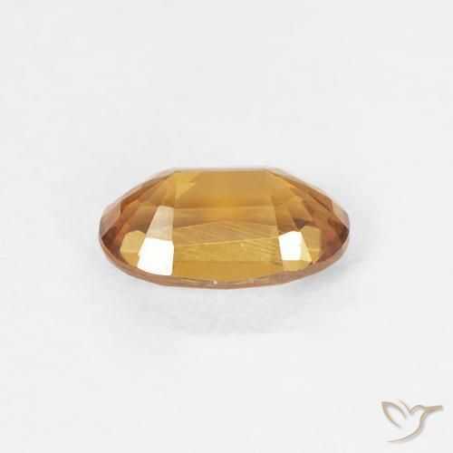 Zircão Laranja Médio Natural 0.70ct, oval, VVS