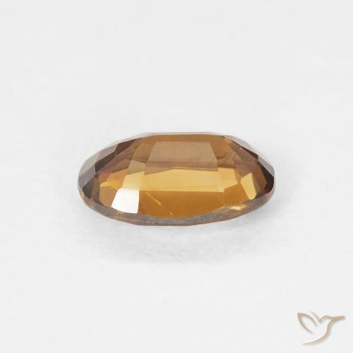 Zircão Medium Dark-Orange Natural 0.75ct, oval, VVS
