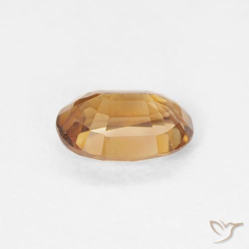 Zircão Laranja Médio Natural 0.72ct, oval, VVS