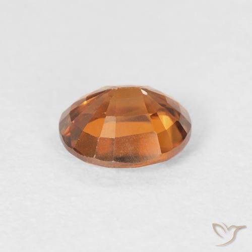Zircão Laranja Profundo Natural 1.05ct, oval, VVS-VS