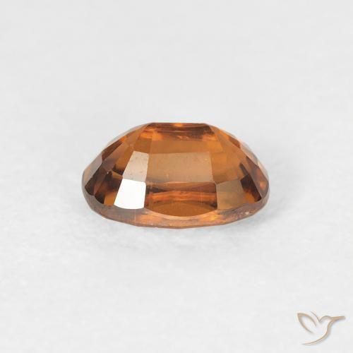 Zircão terra laranja Natural 0.93ct, oval, VVS-VS