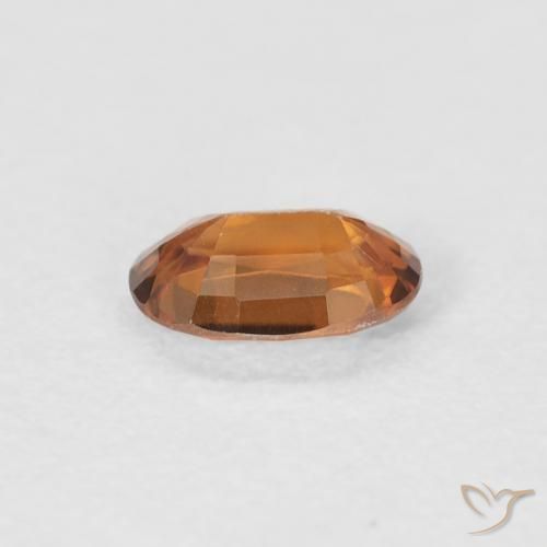 Zircão terra laranja Natural 0.68ct, oval, VVS