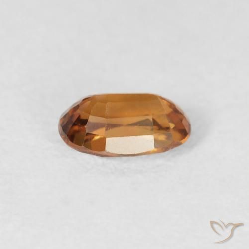 Zircão Laranja Médio Natural 0.74ct, oval, VS