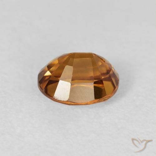 Zircão Laranja Profundo Natural 1.09ct, oval, VS