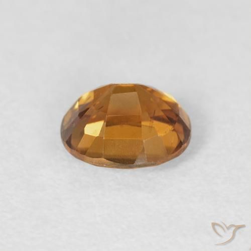 Zircão Laranja Médio Natural 1.02ct, oval, VS