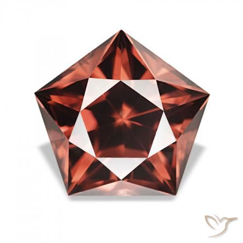 3.46ct Natural Vermelho Rosa Profundo Zircão, Chique, VVS, Photo A